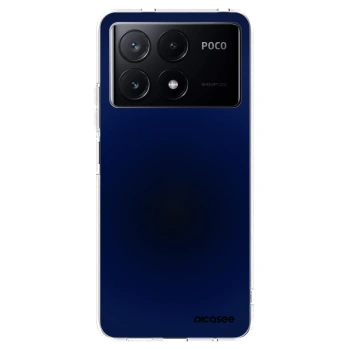 Picasee silikonska prozirna maskica za Xiaomi Poco X6 Pro - Deep Ocean