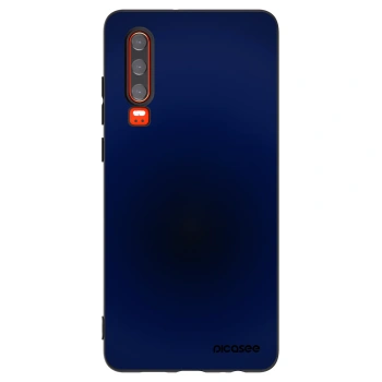 Picasee crna silikonska maskica za Huawei P30 - Deep Ocean