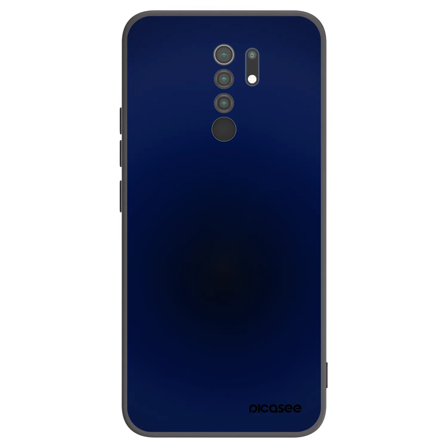 Picasee crna silikonska maskica za Xiaomi Redmi 9 - Deep Ocean