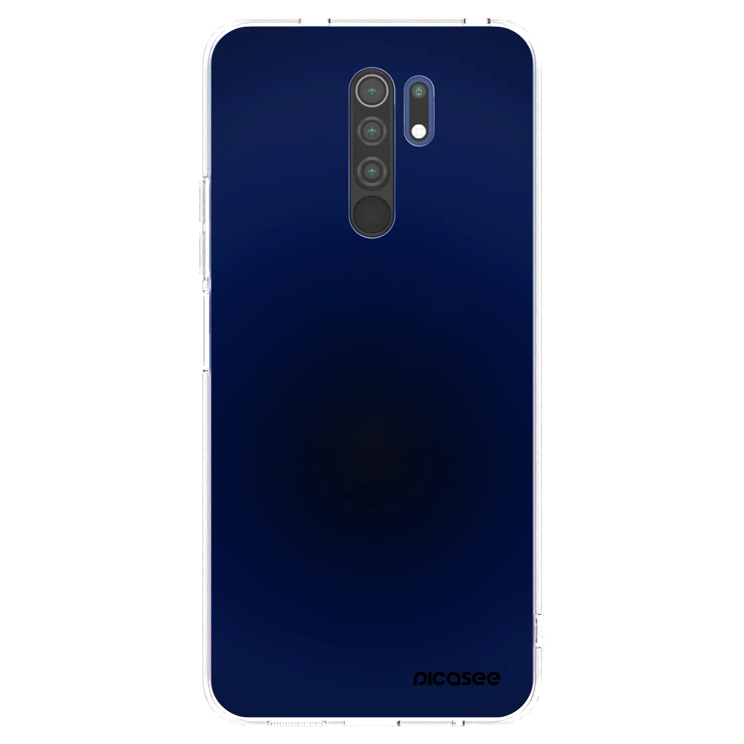 Picasee silikonska prozirna maskica za Xiaomi Redmi 9 - Deep Ocean