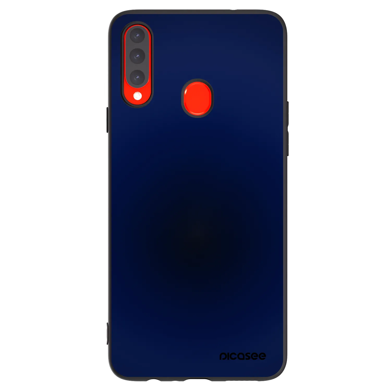 Picasee crna silikonska maskica za Samsung Galaxy A20s - Deep Ocean