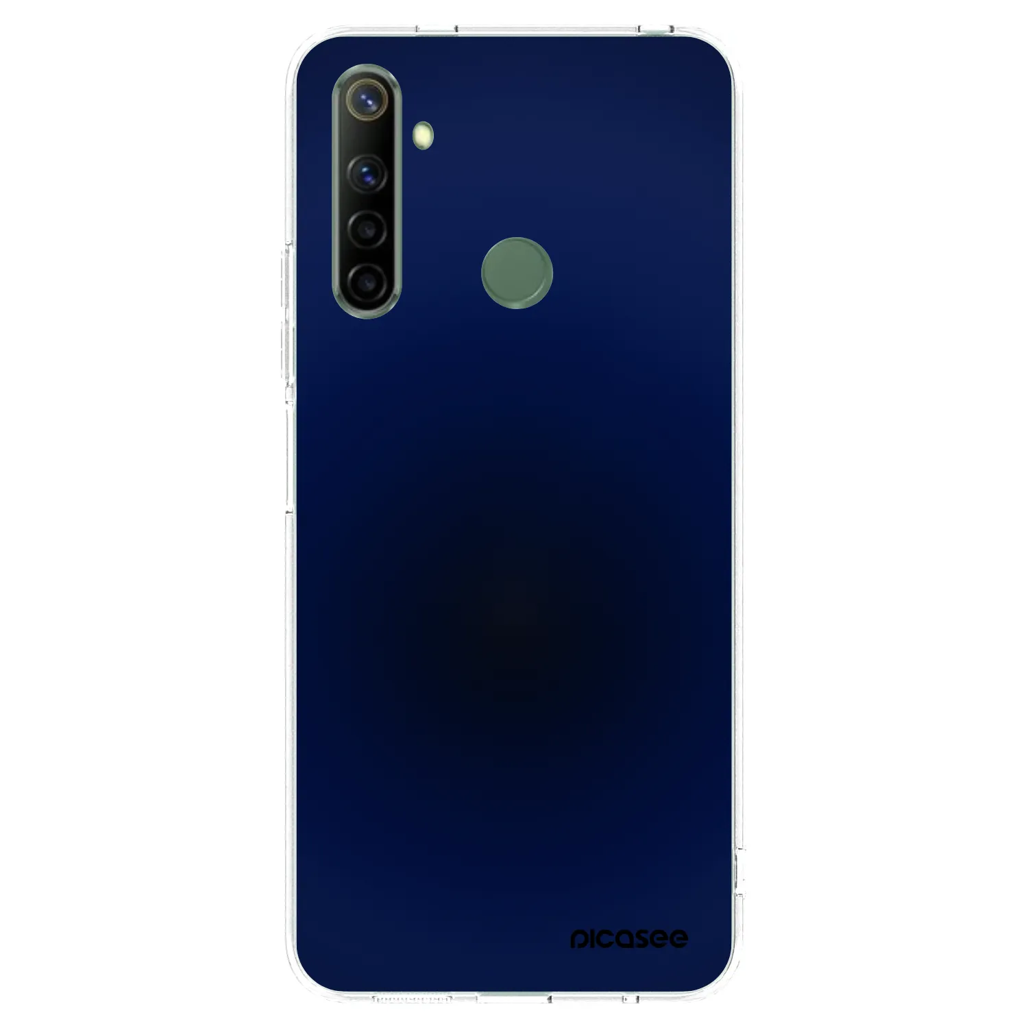 Picasee silikonska prozirna maskica za Realme 6i - Deep Ocean