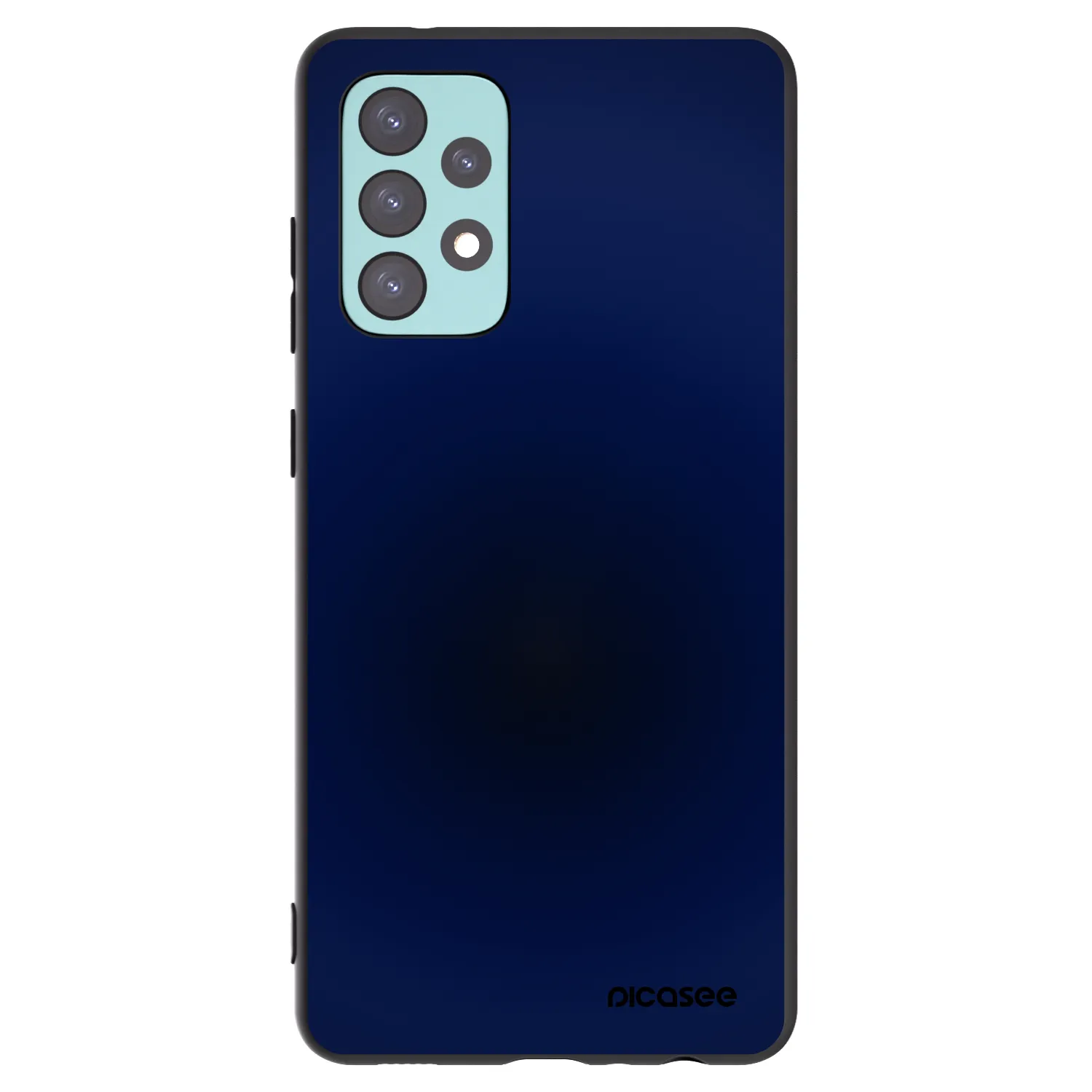Picasee crna silikonska maskica za Samsung Galaxy A72 A725F - Deep Ocean