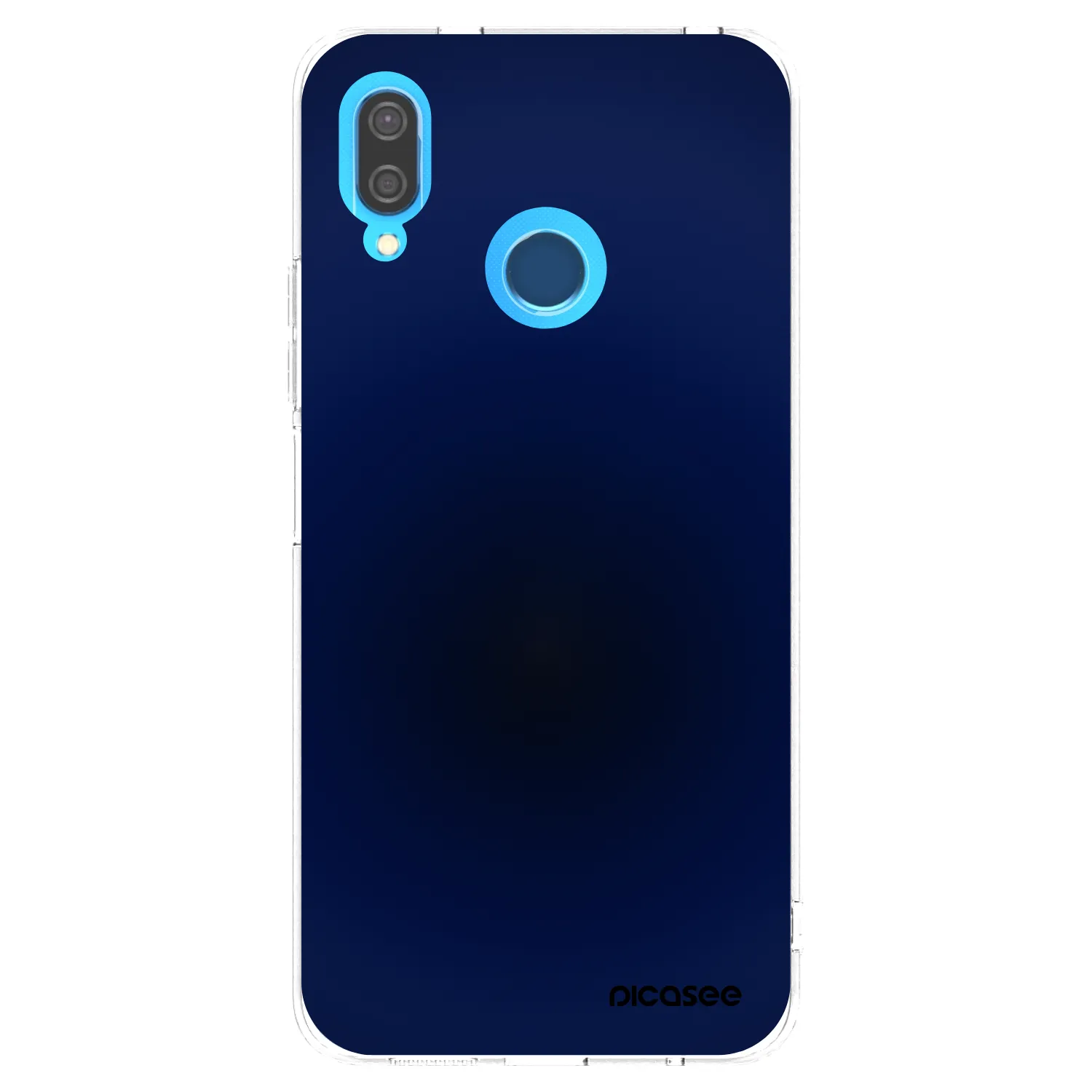 Picasee silikonska prozirna maskica za Huawei P20 Lite - Deep Ocean