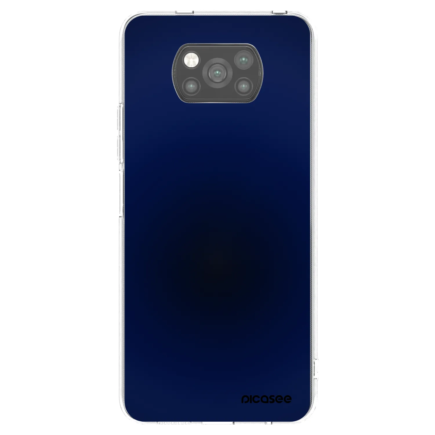 Picasee crna silikonska maskica za Xiaomi Poco X3 Pro - Deep Ocean