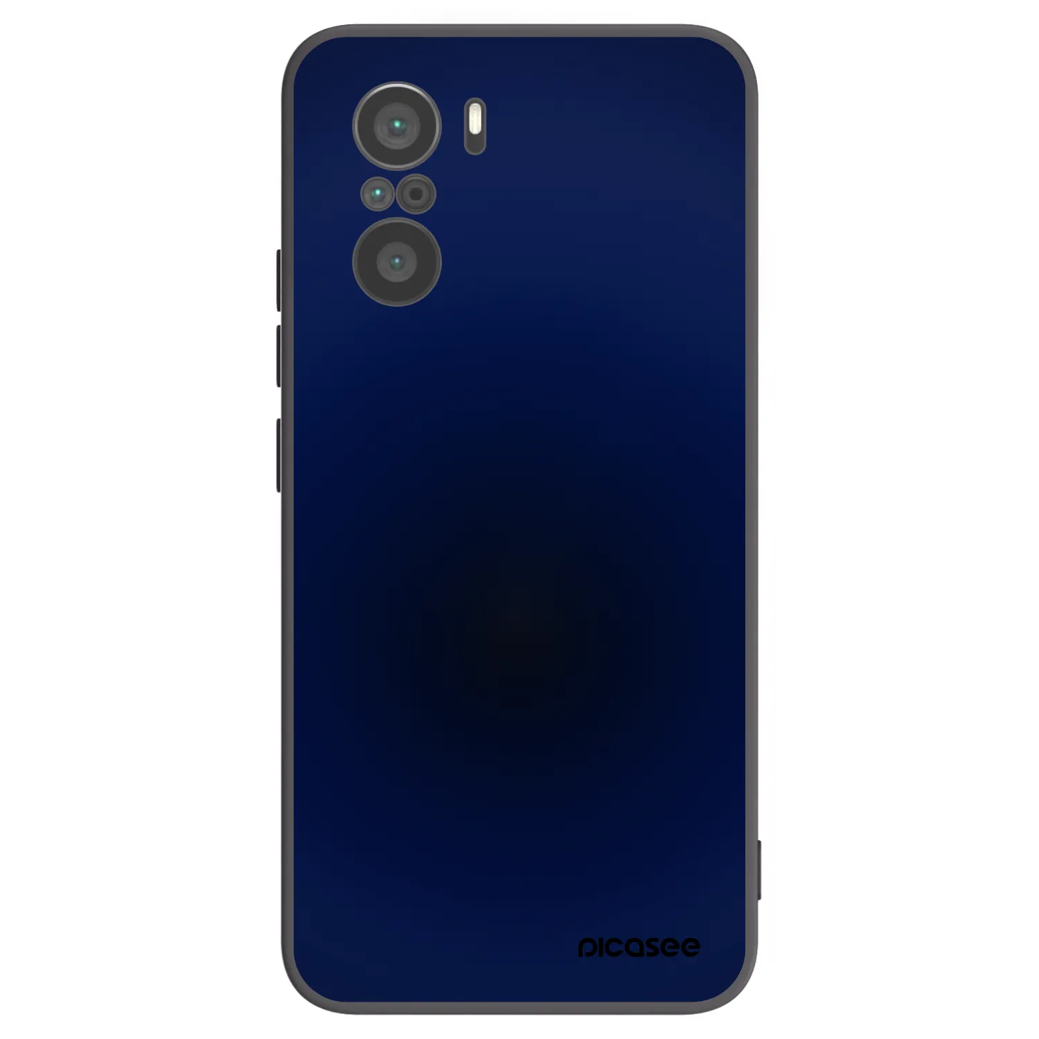 Picasee crna silikonska maskica za Xiaomi Poco F3 - Deep Ocean