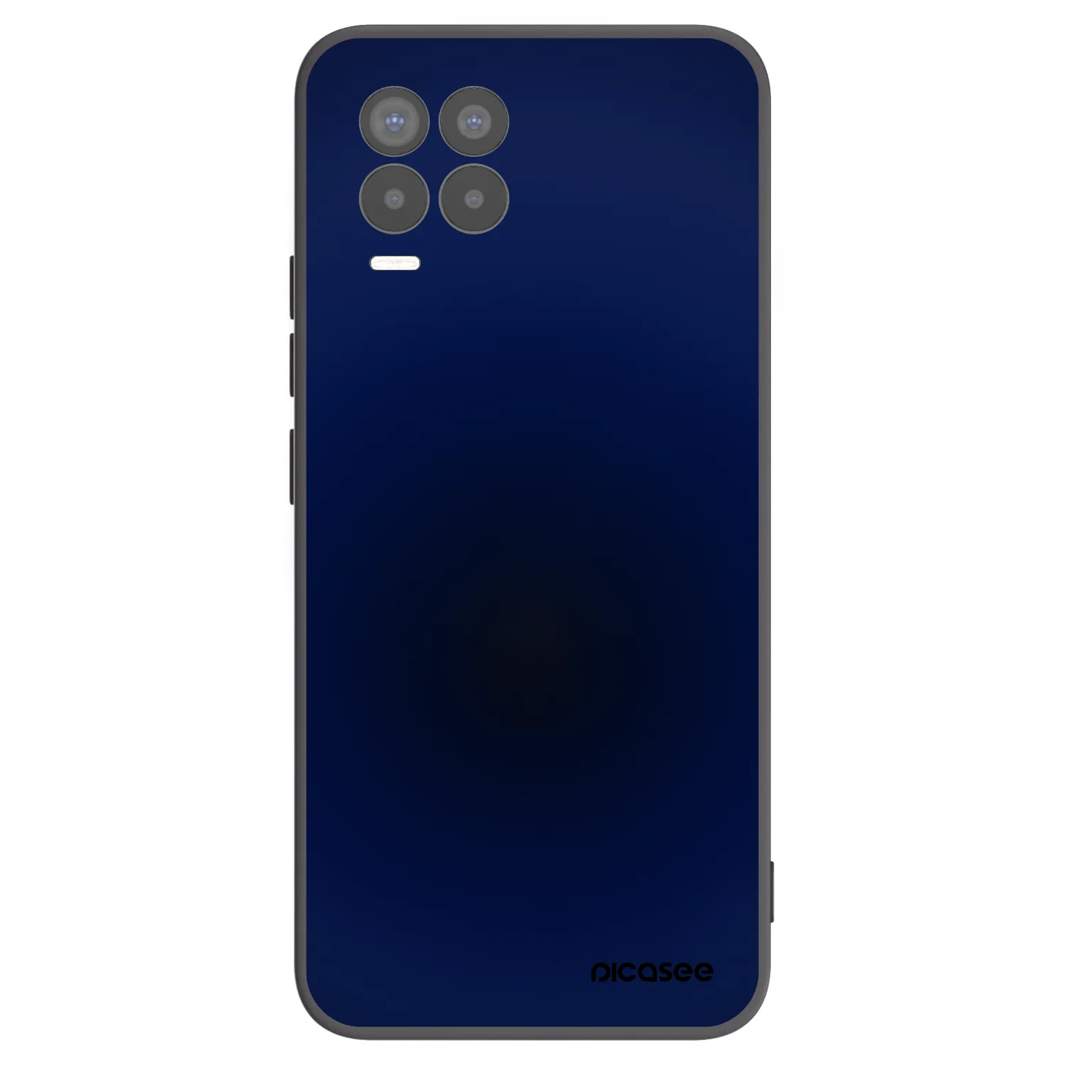 Picasee crna silikonska maskica za Realme 8 Pro - Deep Ocean