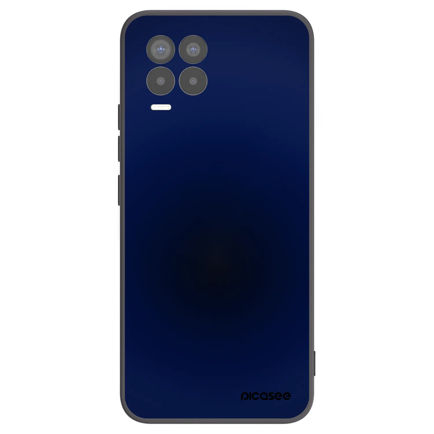 Picasee crna silikonska maskica za Realme 8 4G - Deep Ocean