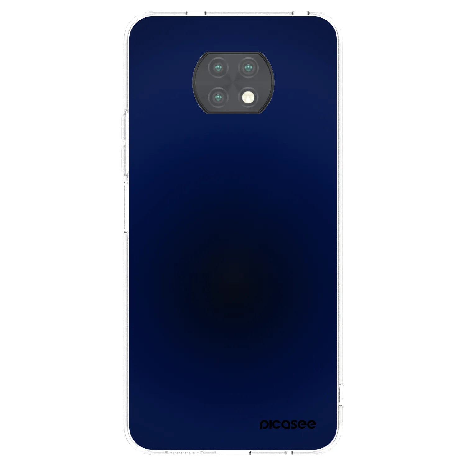 Picasee silikonska prozirna maskica za Xiaomi Redmi Note 9T - Deep Ocean