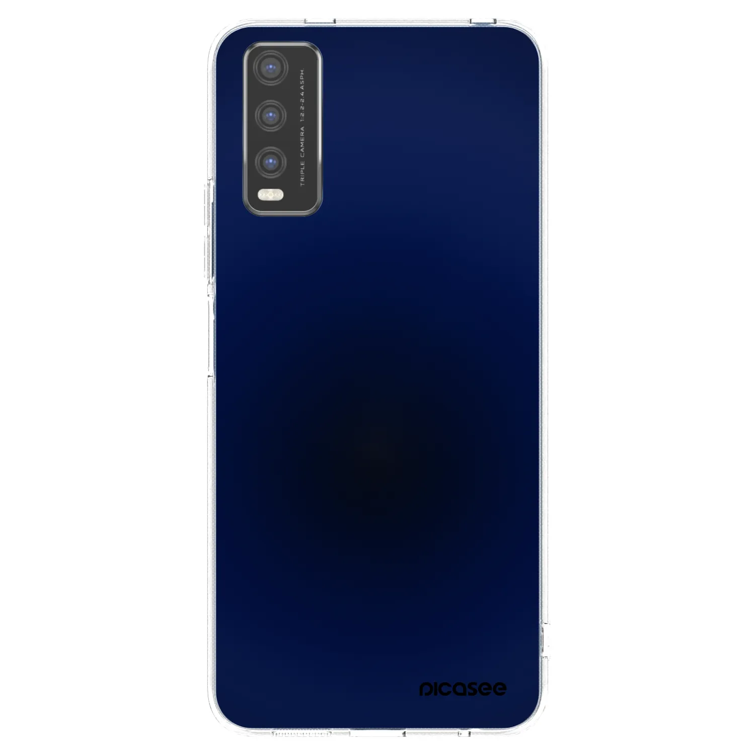 Picasee silikonska prozirna maskica za Vivo Y20s - Deep Ocean