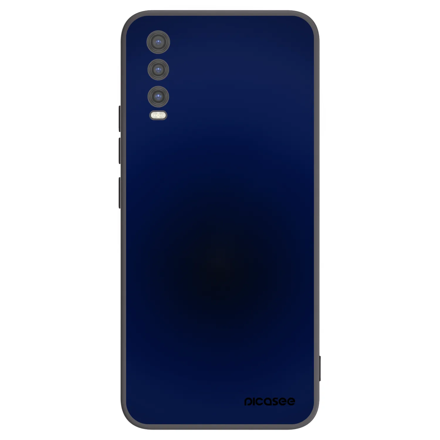 Picasee crna silikonska maskica za Vivo Y20s - Deep Ocean