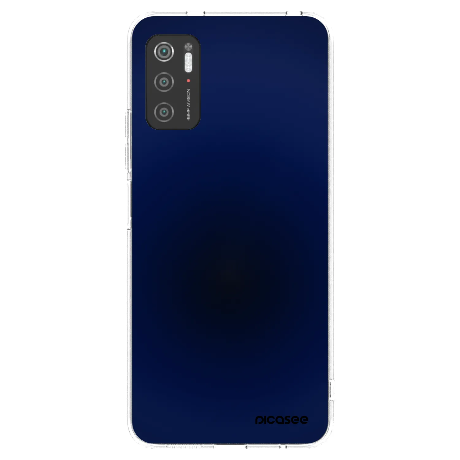 Picasee silikonska prozirna maskica za Xiaomi Poco M3 Pro 5G - Deep Ocean