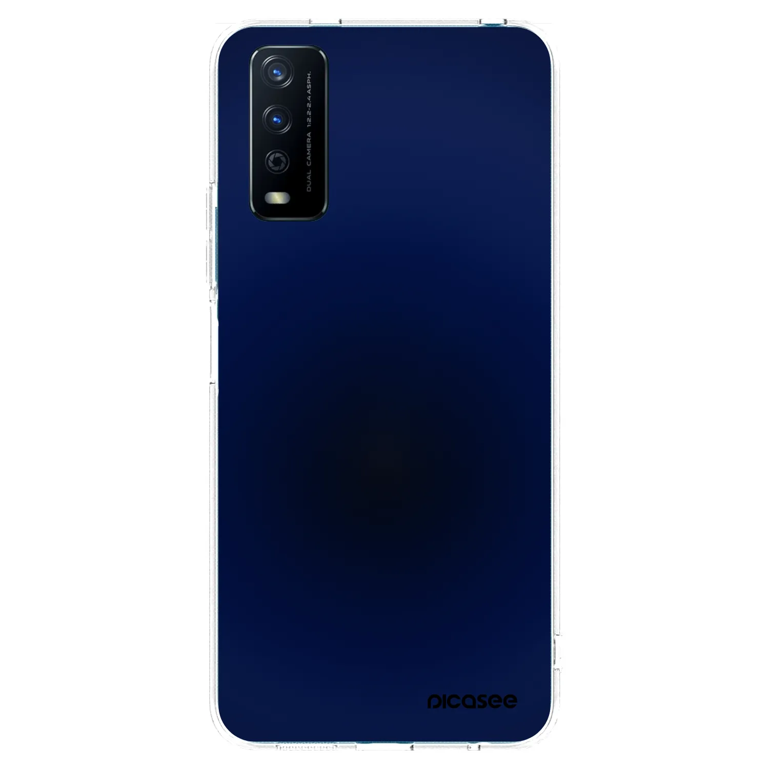 Picasee silikonska prozirna maskica za Vivo Y11s - Deep Ocean