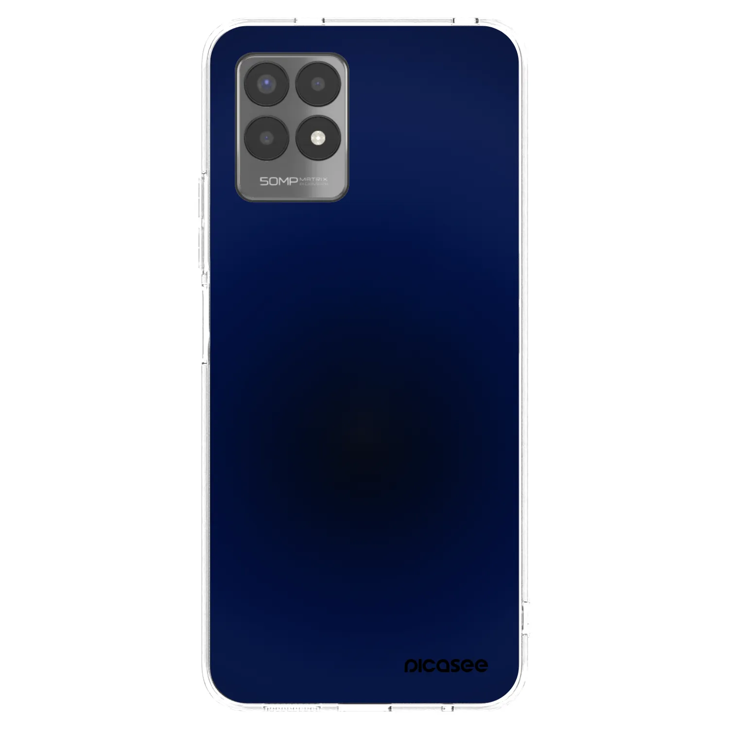 Picasee silikonska prozirna maskica za Realme 8i - Deep Ocean