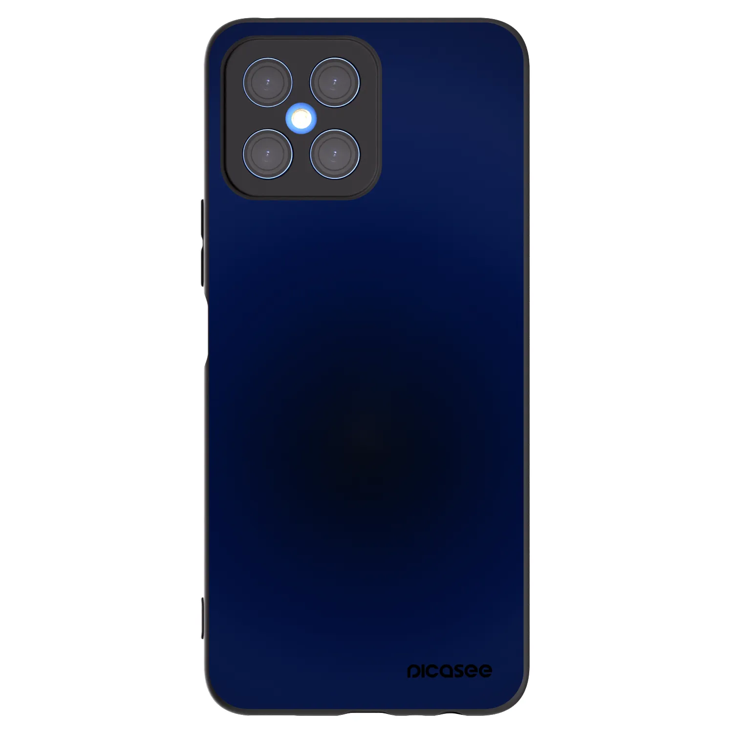 Picasee crna silikonska maskica za Honor X8 4G - Deep Ocean
