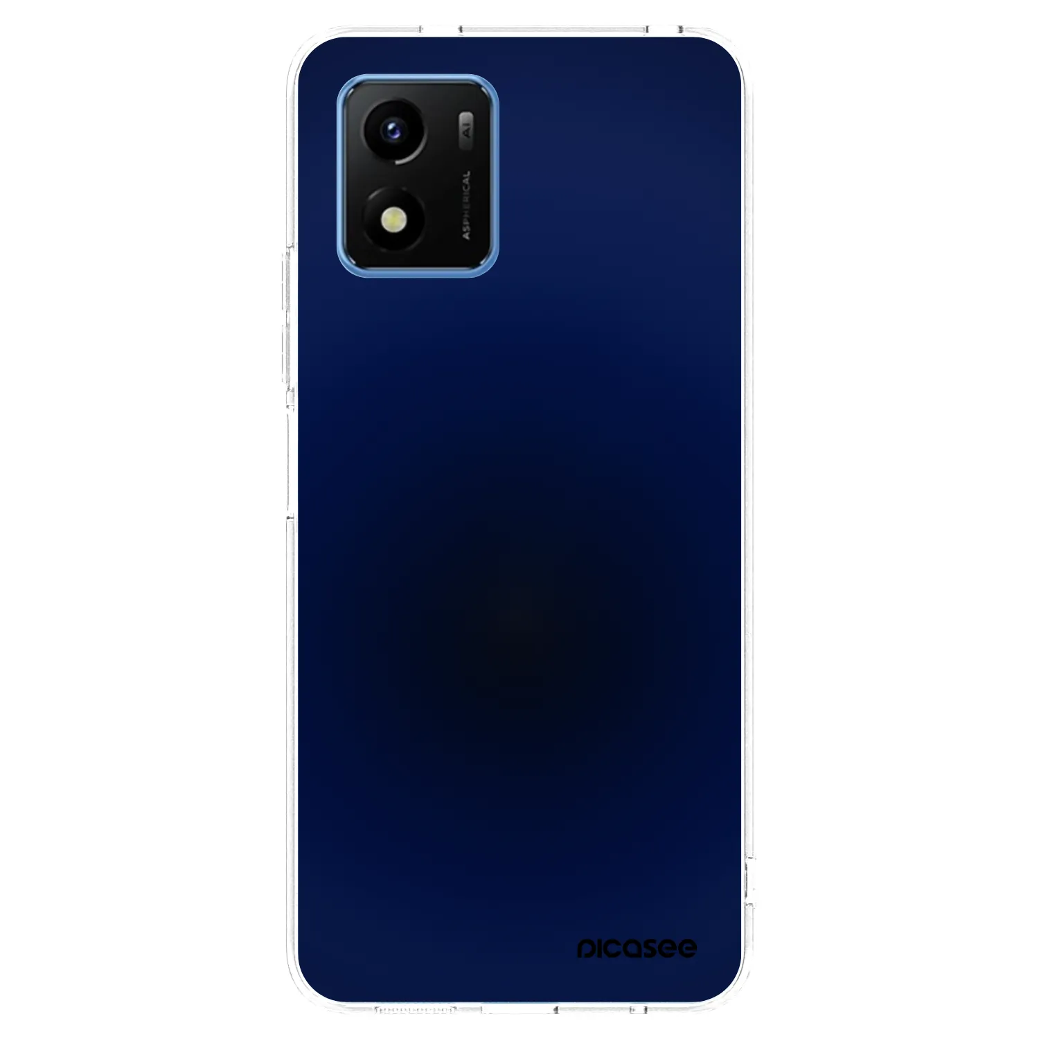 Picasee silikonska prozirna maskica za Vivo Y01 - Deep Ocean