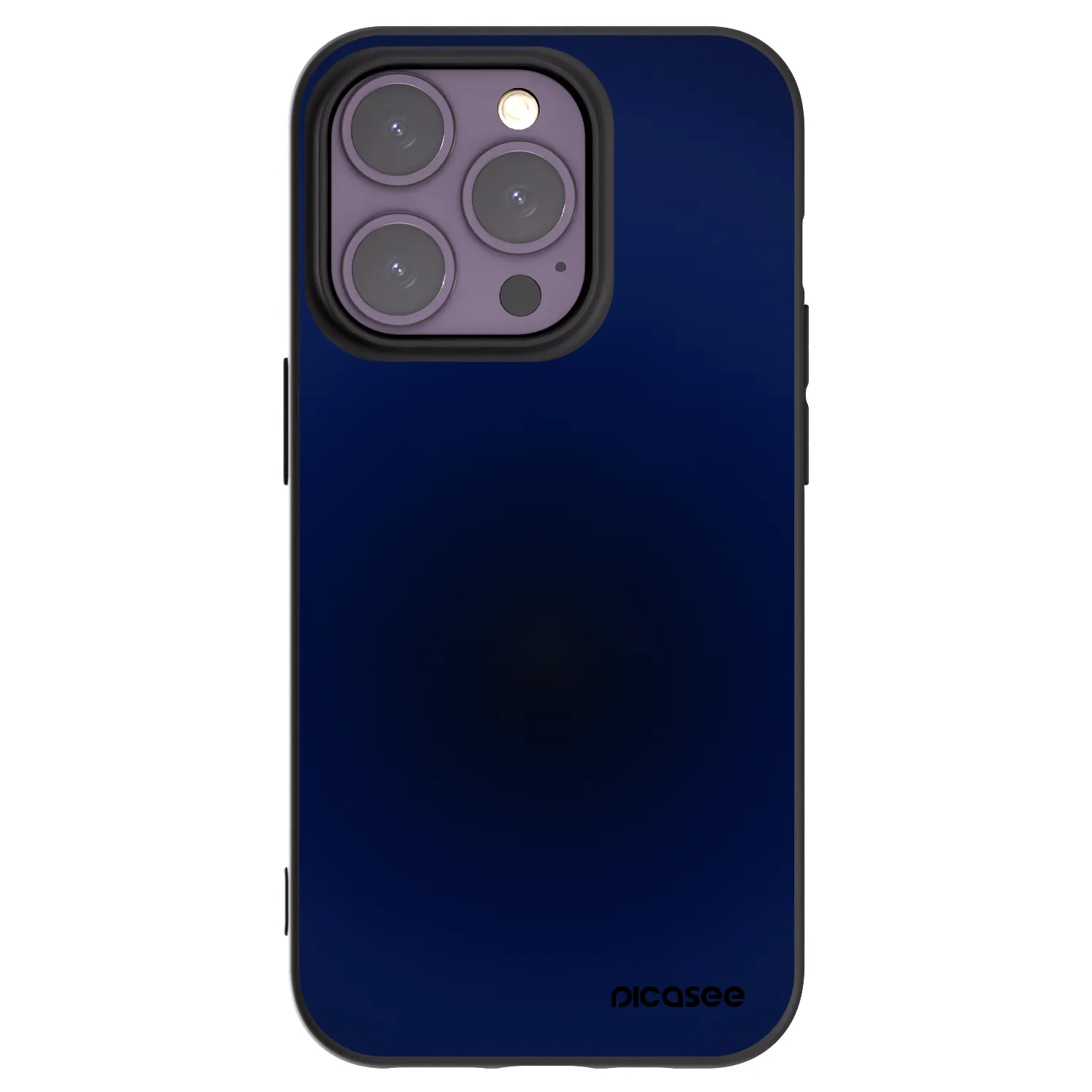 Picasee crna silikonska maskica za Apple iPhone 14 Pro - Deep Ocean