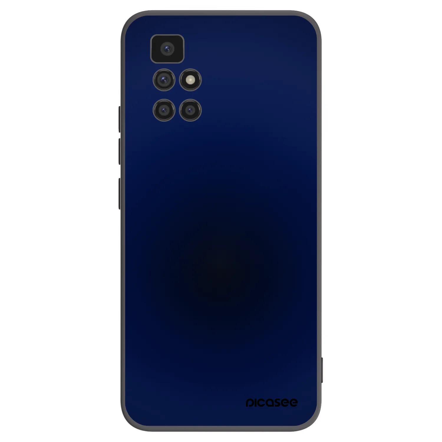 Picasee crna silikonska maskica za Xiaomi Redmi 10 (2022) - Deep Ocean