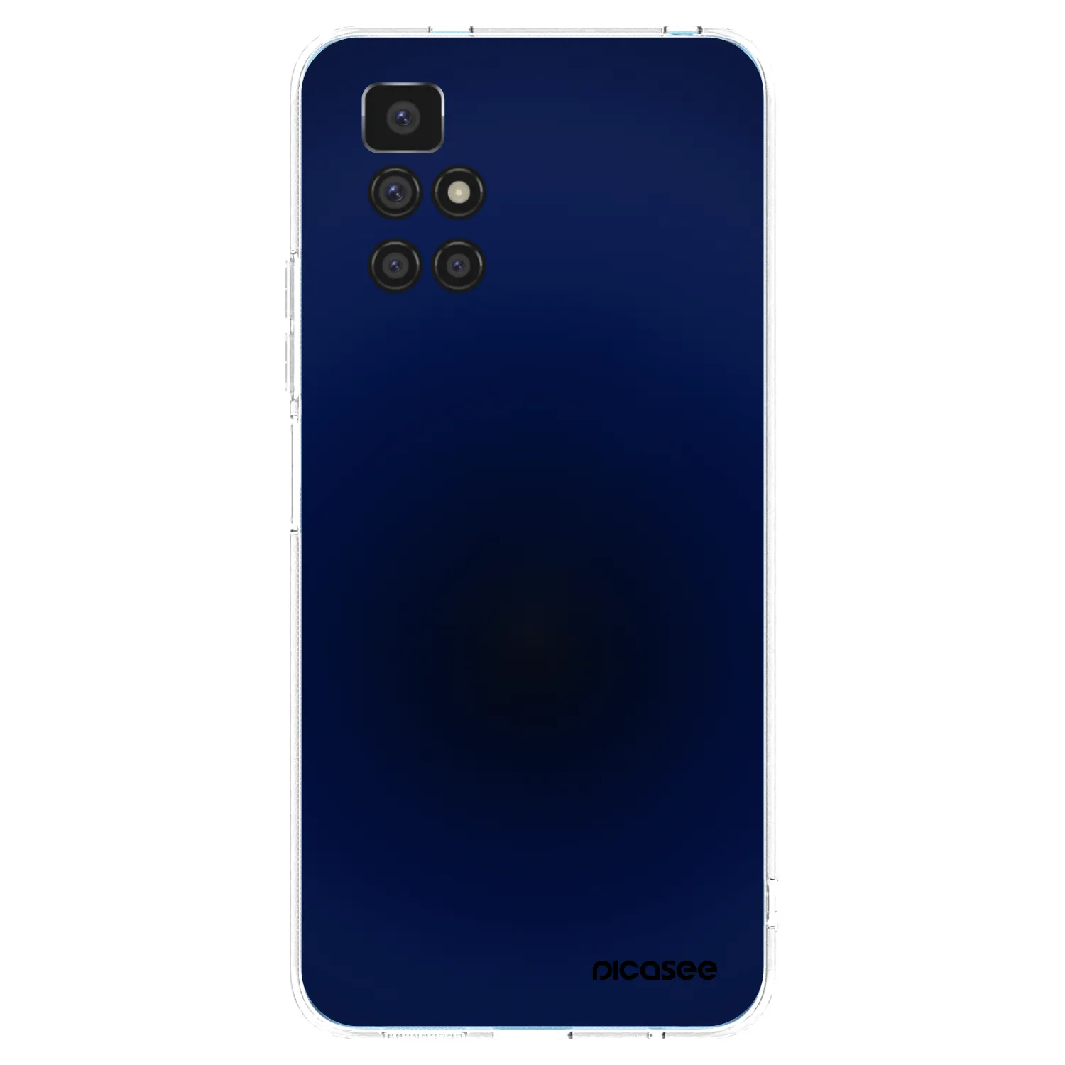 Picasee silikonska prozirna maskica za Xiaomi Redmi 10 (2022) - Deep Ocean