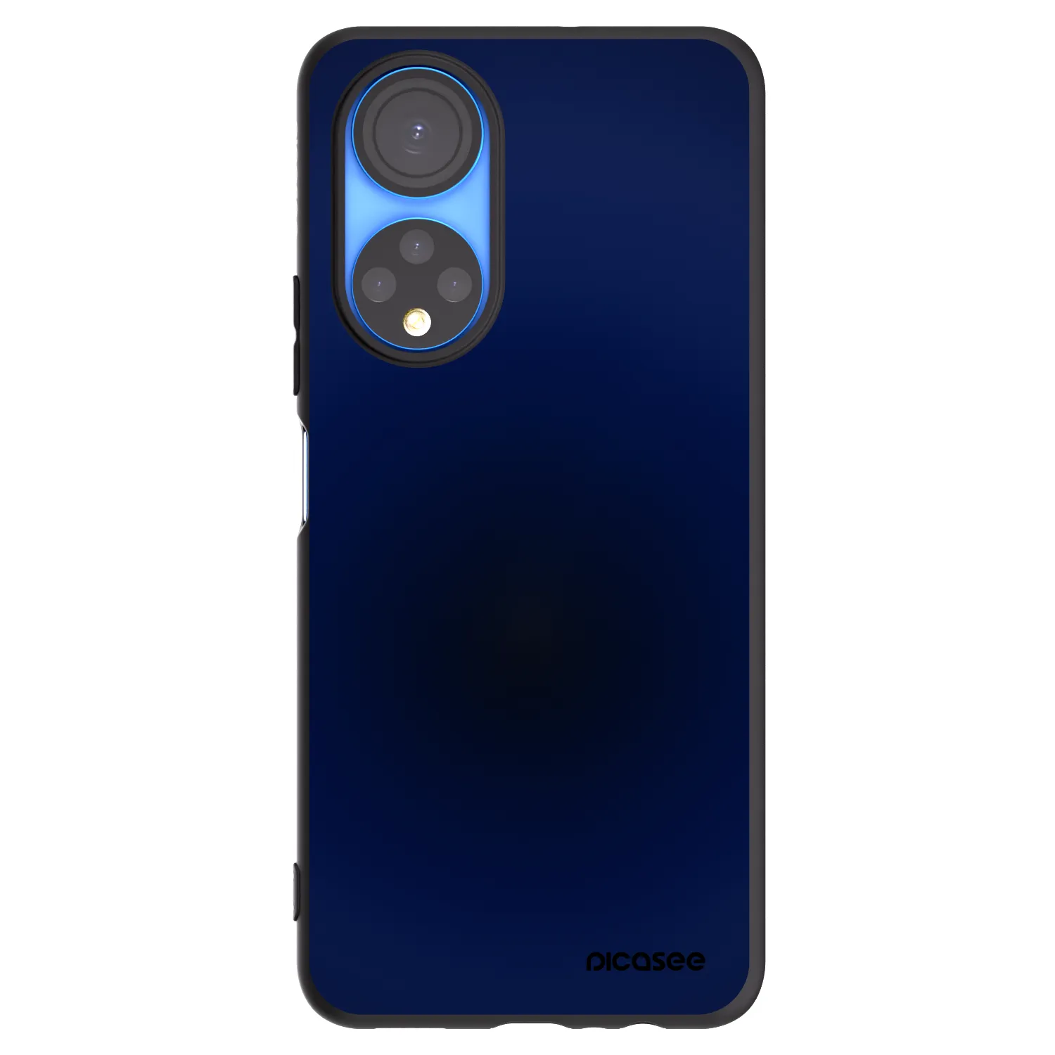 Picasee crna silikonska maskica za Honor X7 - Deep Ocean