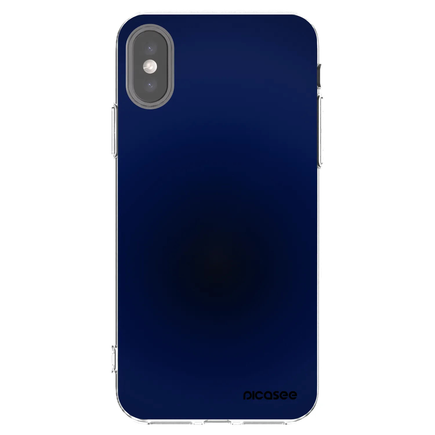 Picasee silikonska prozirna maskica za Apple iPhone X/XS - Deep Ocean