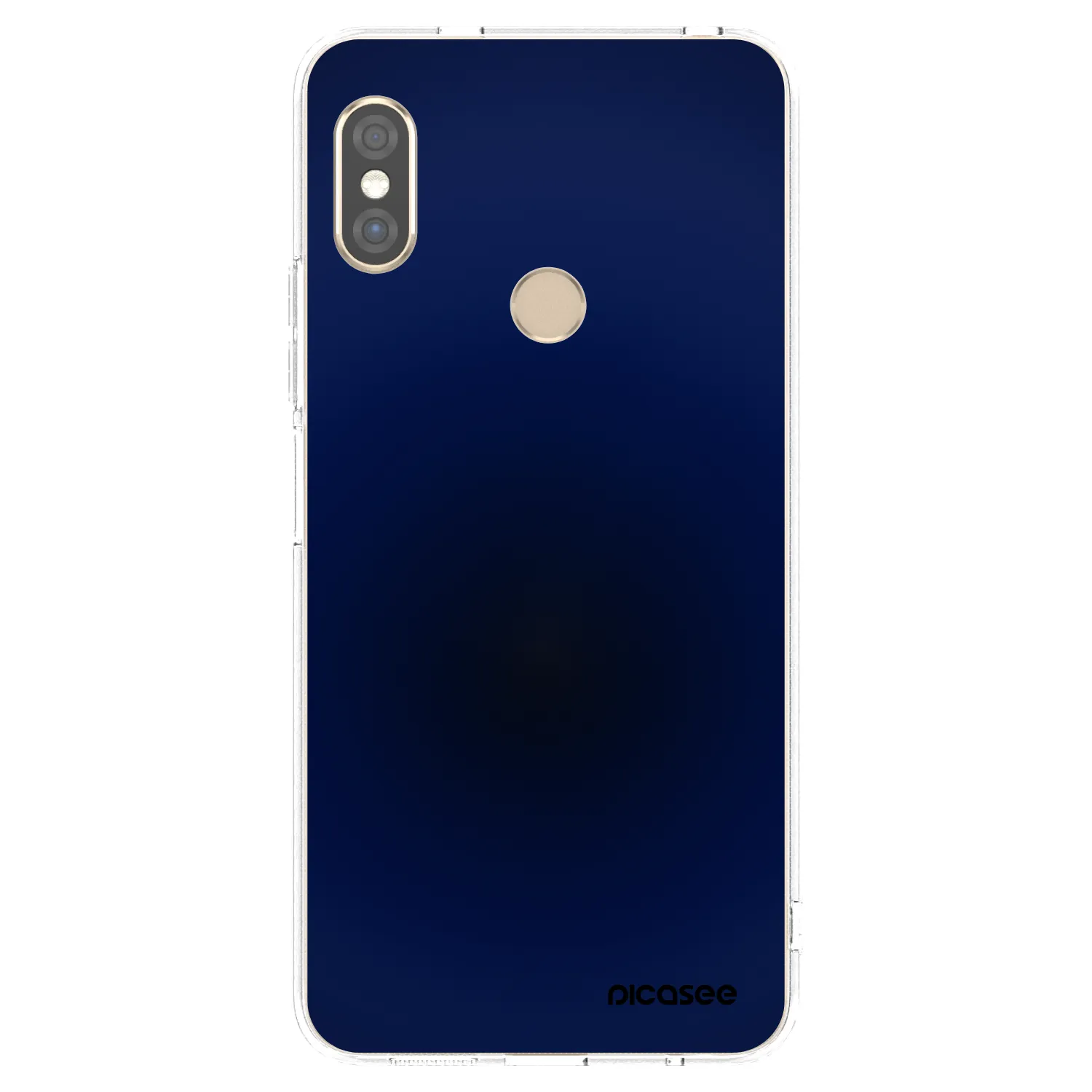 Picasee silikonska prozirna maskica za Xiaomi Redmi Note 5 Global - Deep Ocean