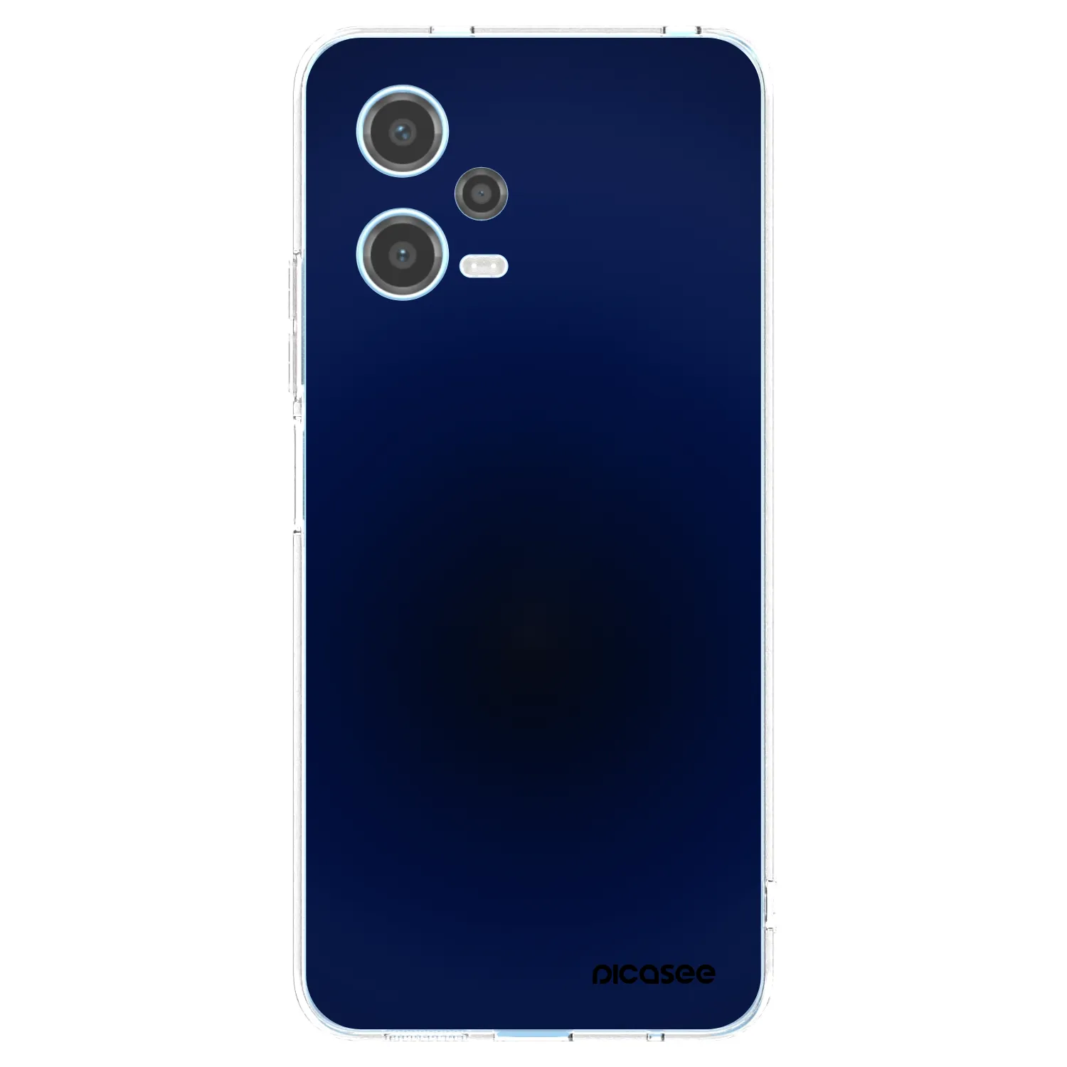 Picasee silikonska prozirna maskica za Xiaomi Redmi Note 12 5G - Deep Ocean