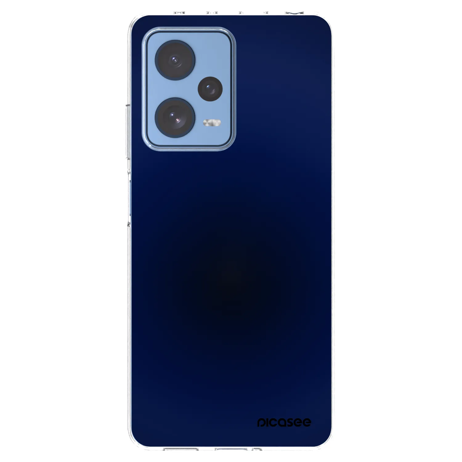 Picasee silikonska prozirna maskica za Xiaomi Redmi Note 12 Pro 5G - Deep Ocean