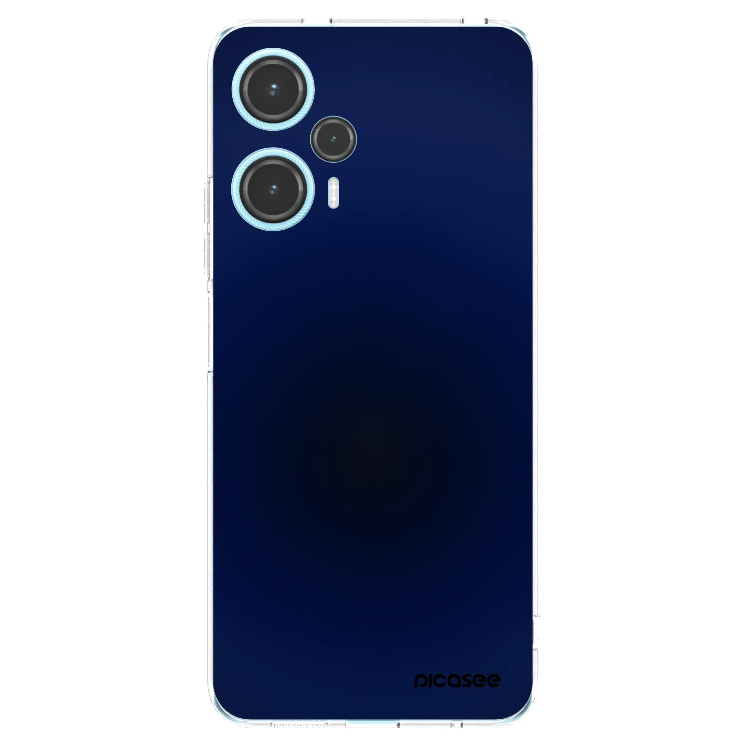Picasee silikonska prozirna maskica za Xiaomi Poco F5 - Deep Ocean