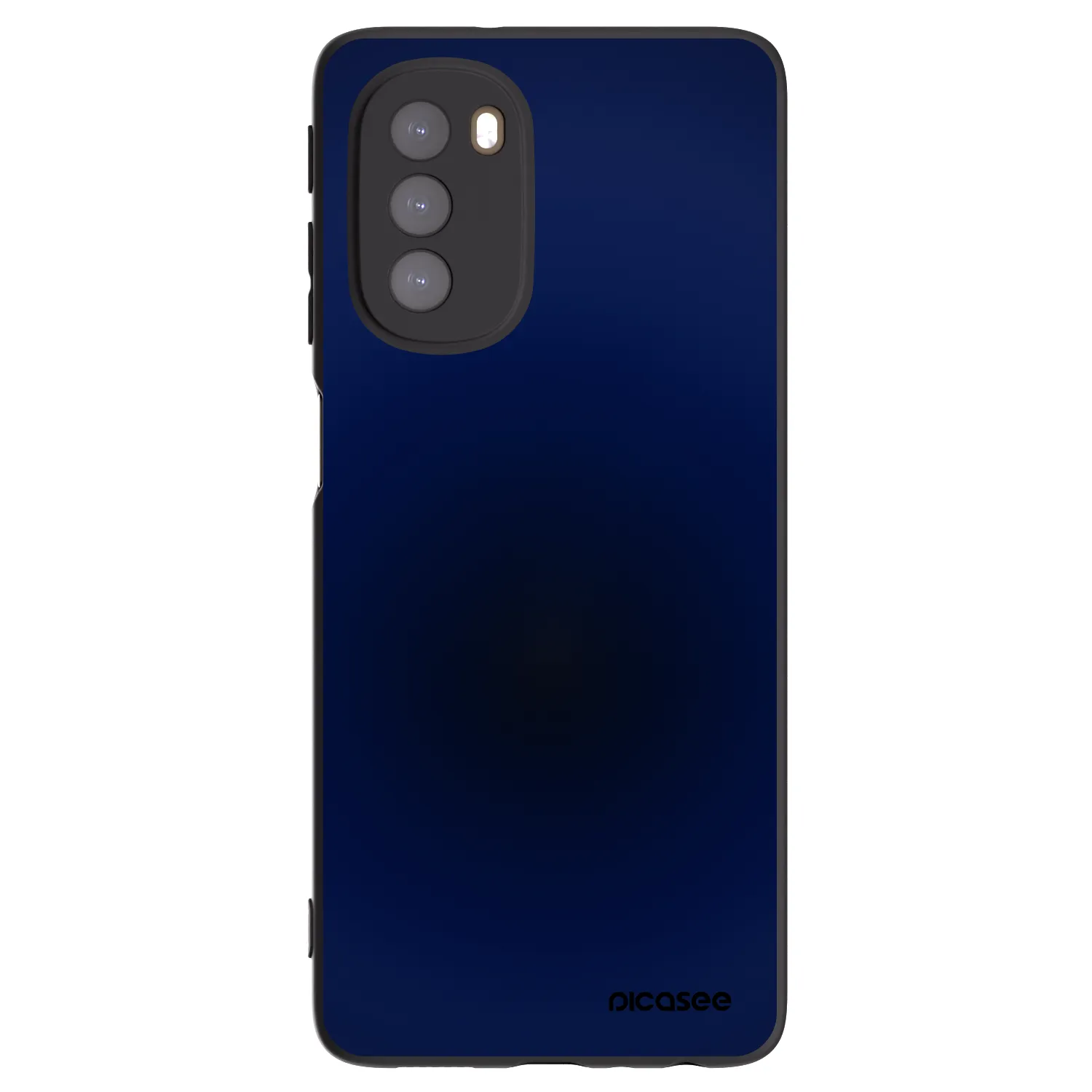 Picasee crna silikonska maskica za Motorola Moto G51 - Deep Ocean