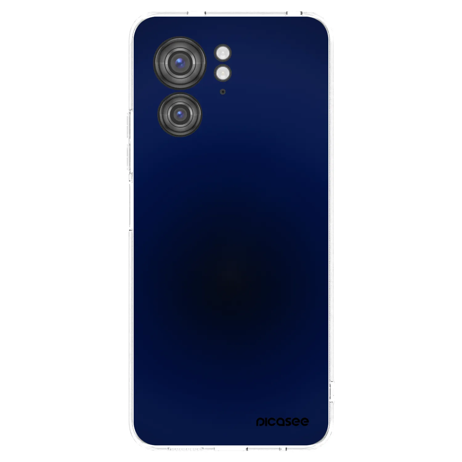 Picasee silikonska prozirna maskica za Motorola Edge 40 - Deep Ocean