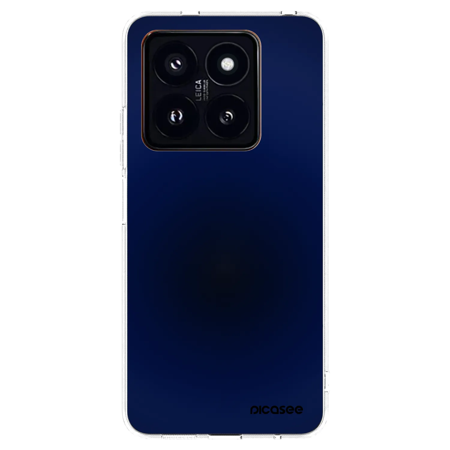 Picasee silikonska prozirna maskica za Xiaomi 14 Pro - Deep Ocean