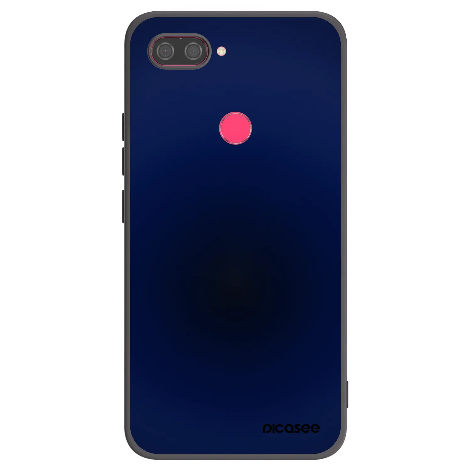 Picasee crna silikonska maskica za Xiaomi Mi 8 Lite - Deep Ocean