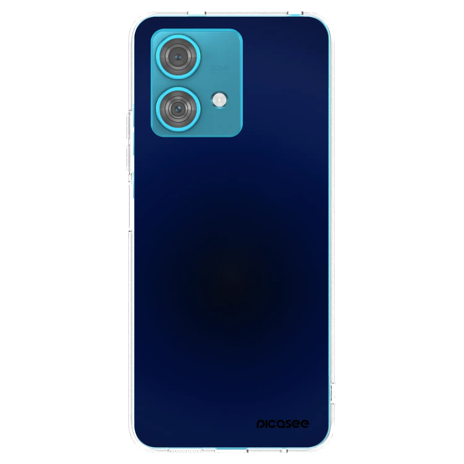 Picasee silikonska prozirna maskica za Motorola Edge 40 Neo - Deep Ocean