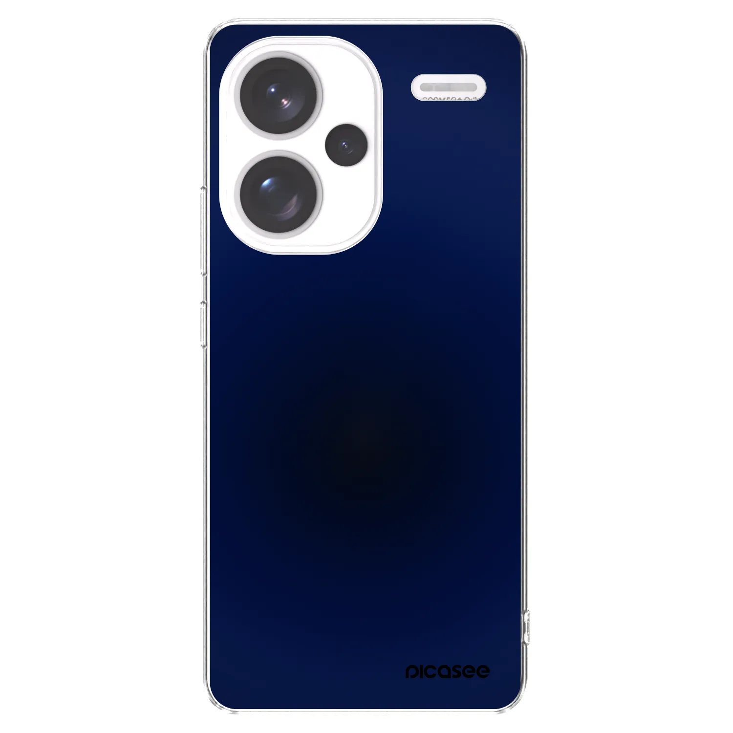 Picasee silikonska prozirna maskica za Xiaomi Redmi Note 13 Pro+ 5G - Deep Ocean