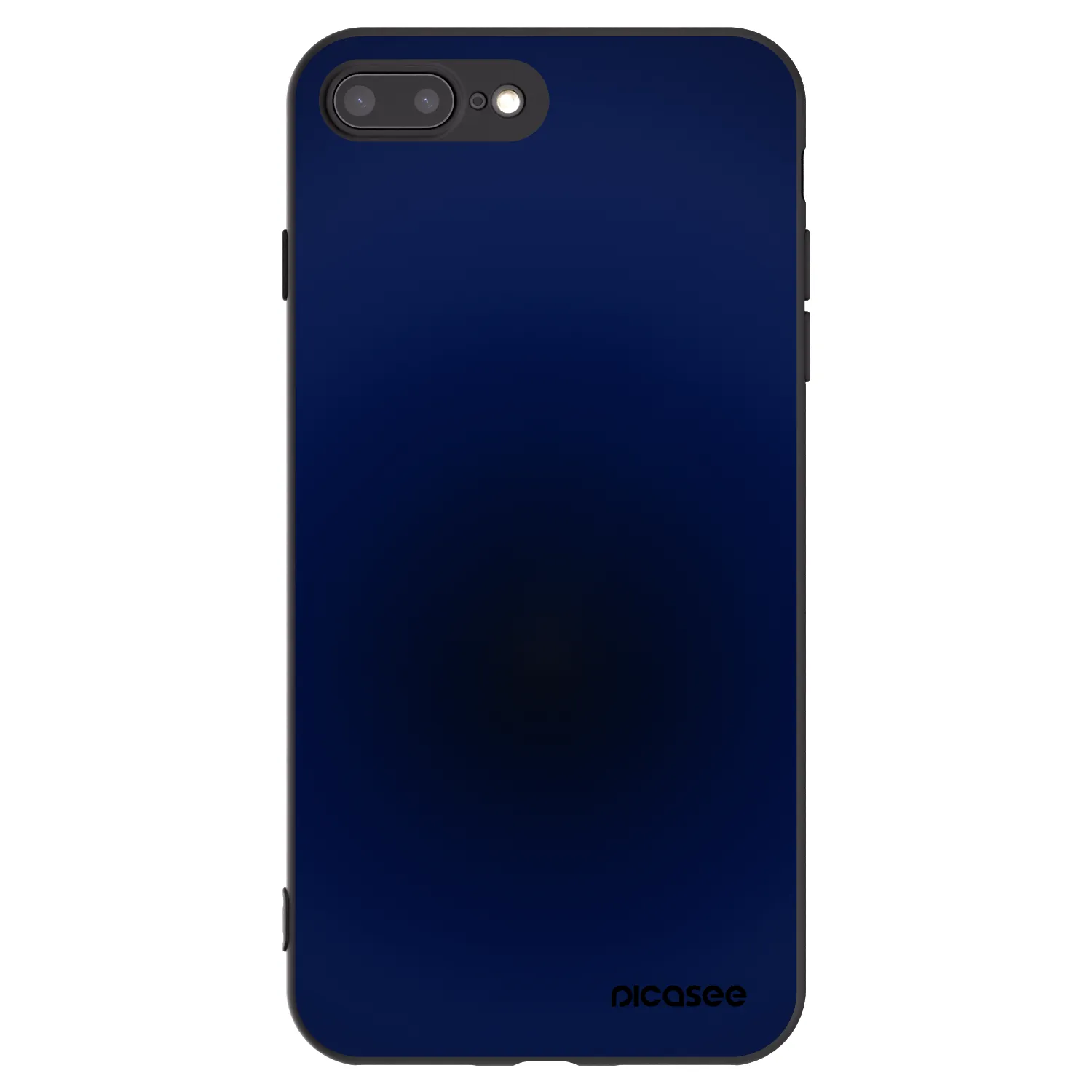 Picasee crna silikonska maskica za Apple iPhone 8 Plus - Deep Ocean