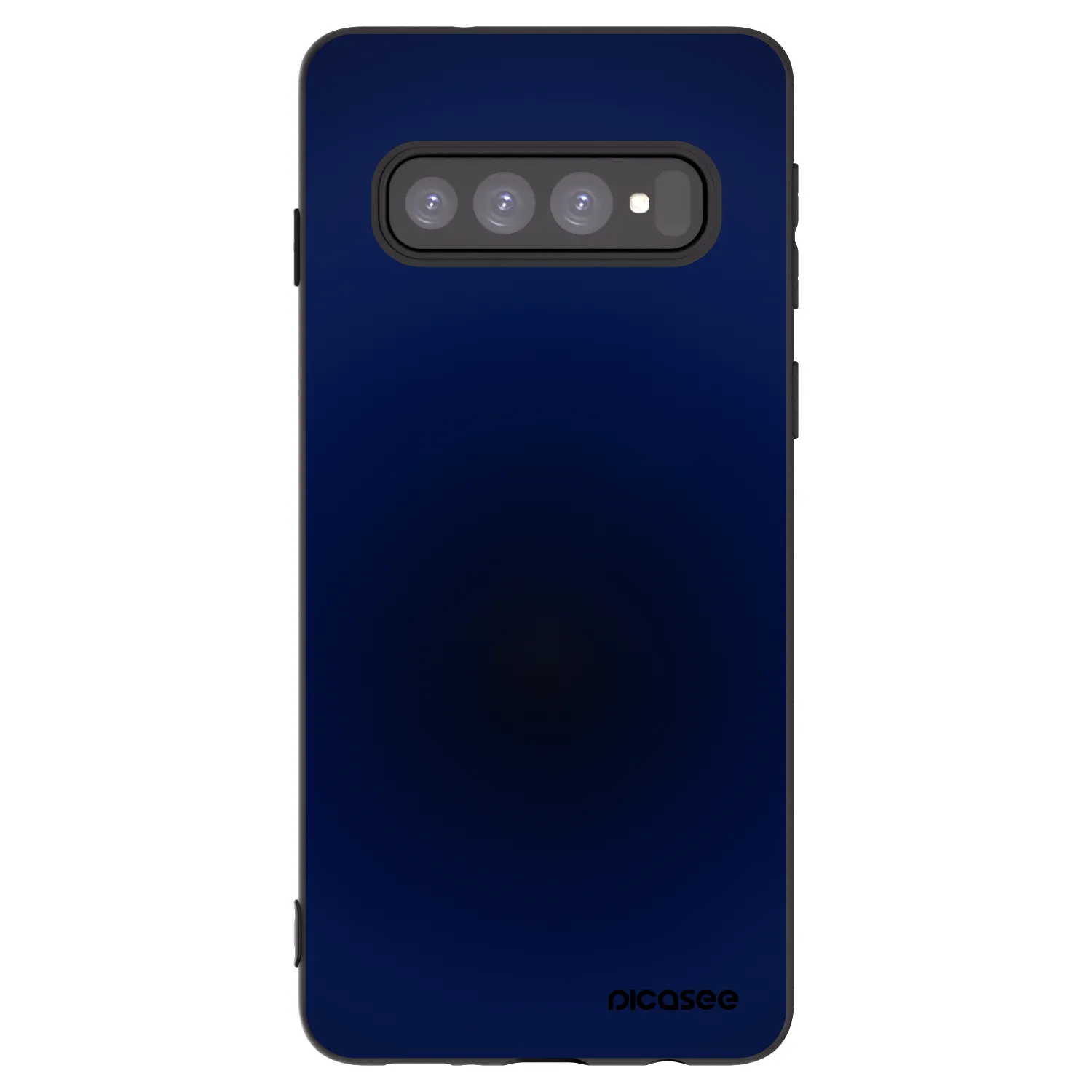 Picasee crna silikonska maskica za Samsung Galaxy S10 G973 - Deep Ocean