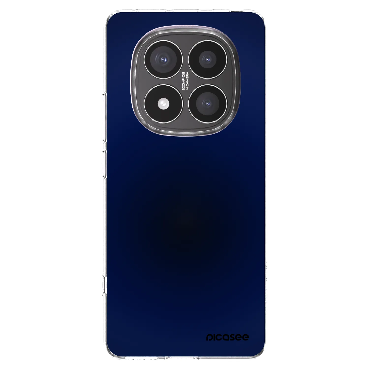 Picasee silikonska prozirna maskica za Xiaomi Redmi Note 14 Pro+ 5G - Deep Ocean
