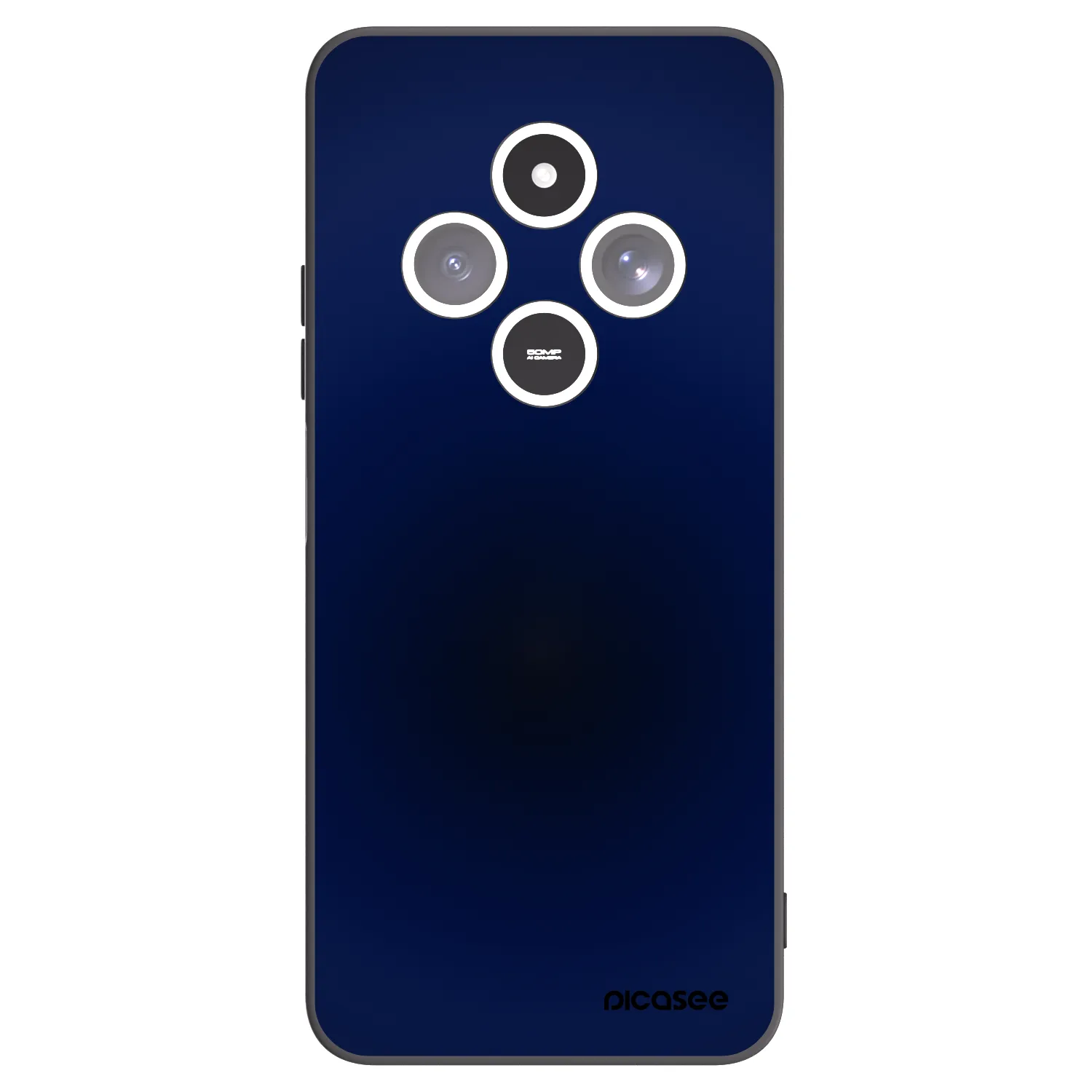 Picasee crna silikonska maskica za Xiaomi Redmi 14C - Deep Ocean