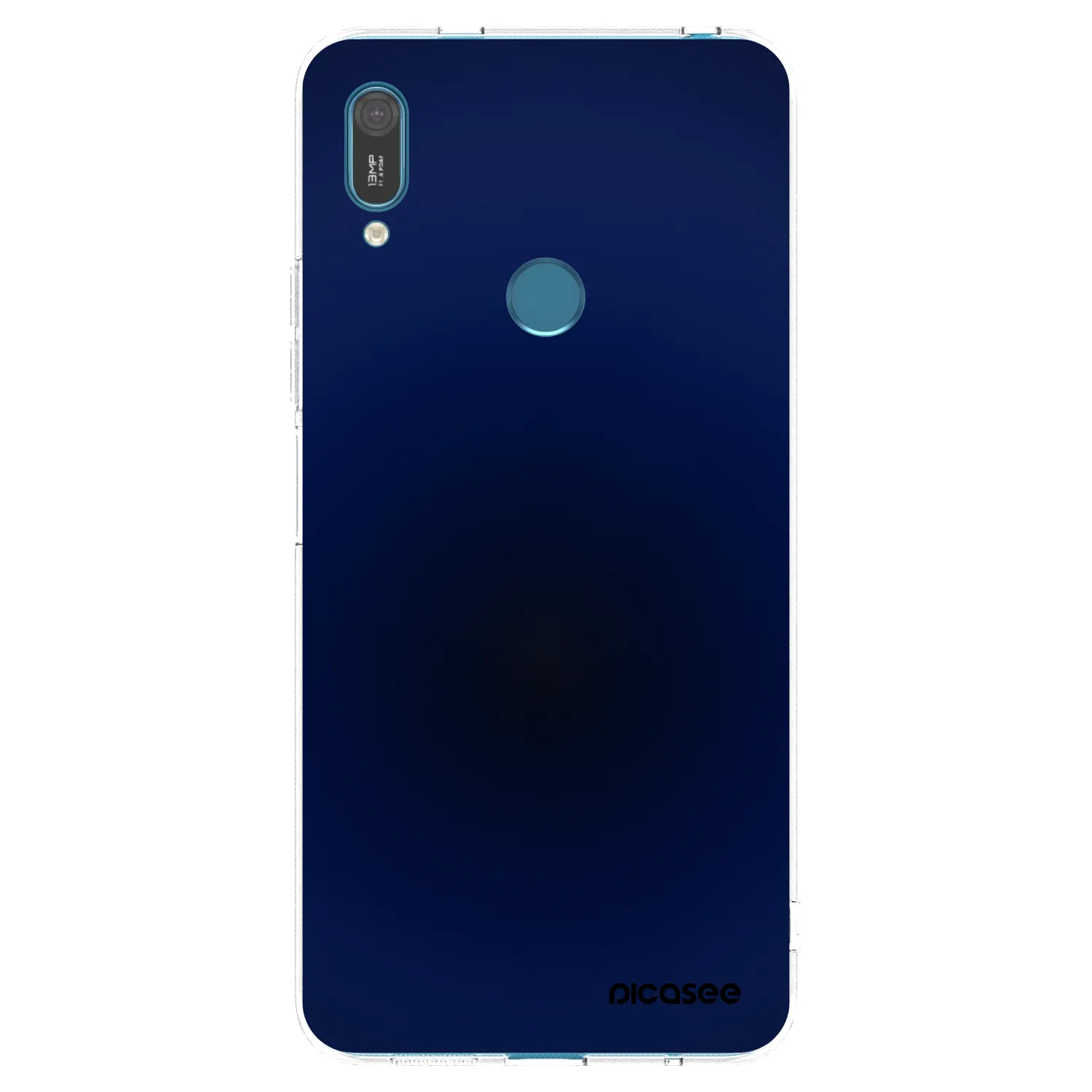 Picasee silikonska prozirna maskica za Huawei Y7 2019 - Deep Ocean