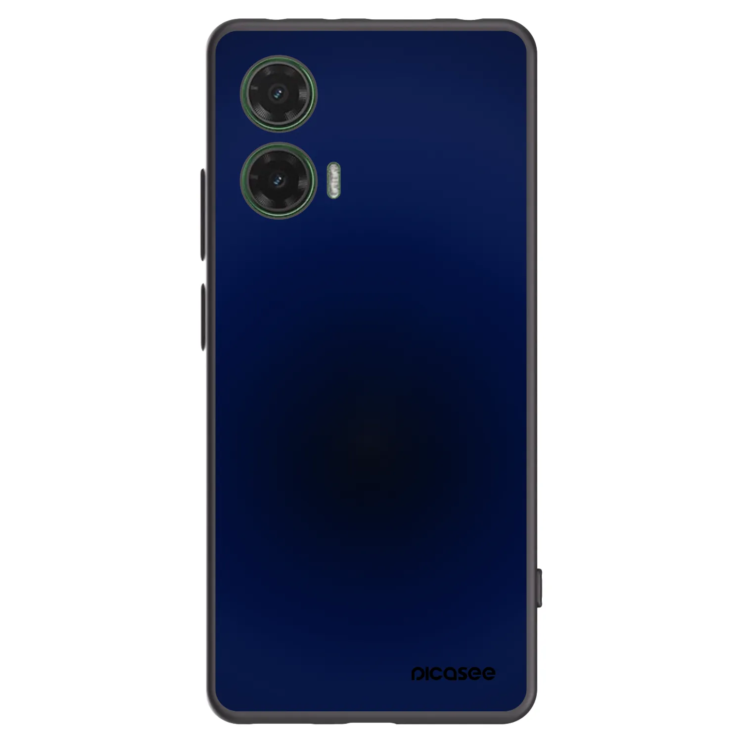 Picasee crna silikonska maskica za Motorola Moto G35 5G - Deep Ocean