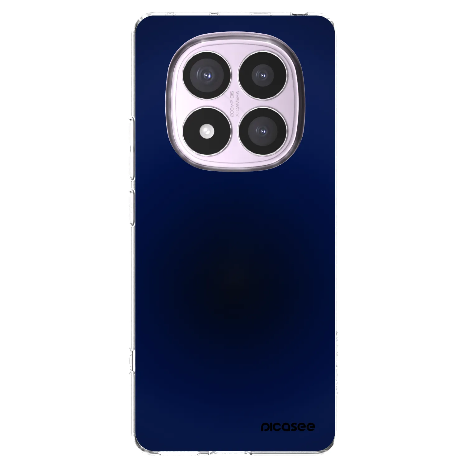 Picasee silikonska prozirna maskica za Xiaomi Redmi Note 14 Pro 4G - Deep Ocean