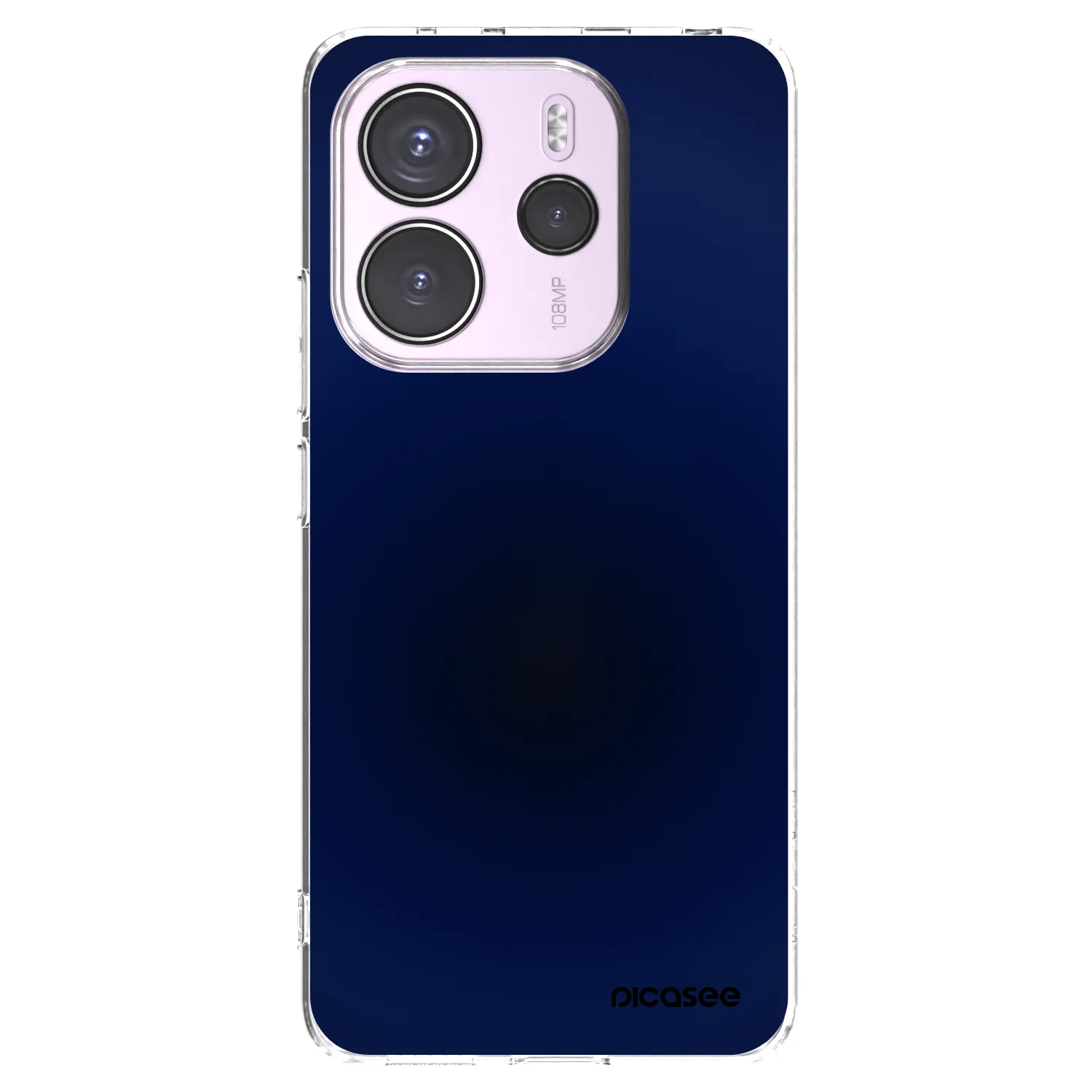 Picasee silikonska prozirna maskica za Xiaomi Redmi Note 14 4G - Deep Ocean