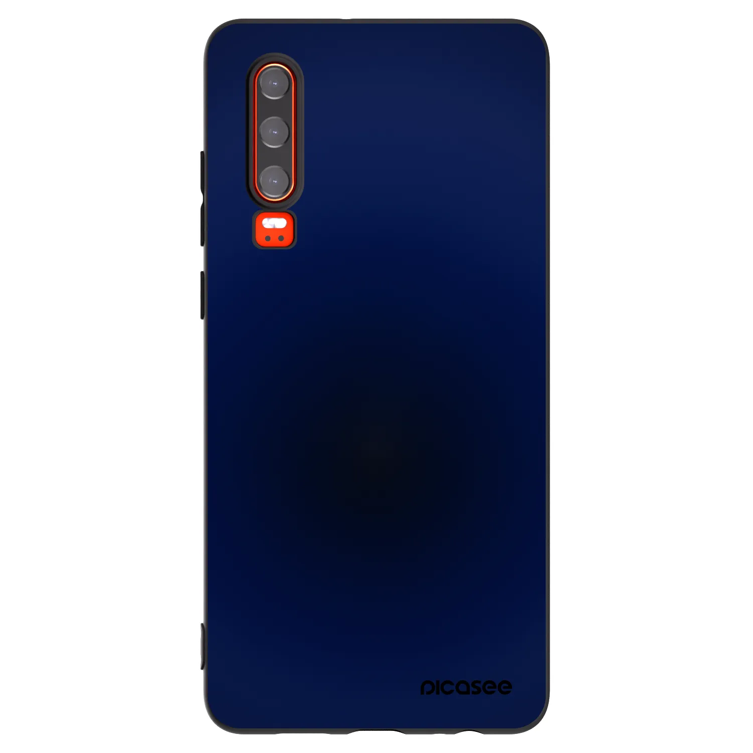 Picasee crna silikonska maskica za Huawei P30 - Deep Ocean