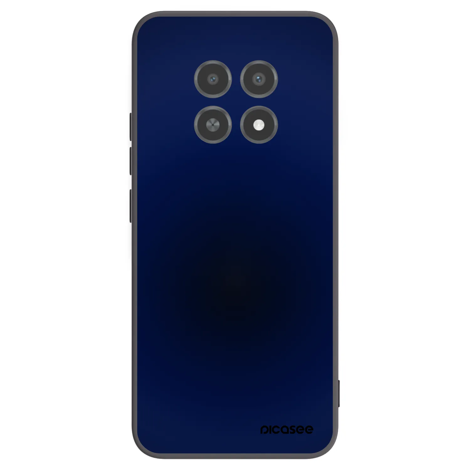 Picasee crna silikonska maskica za Realme 12X - Deep Ocean