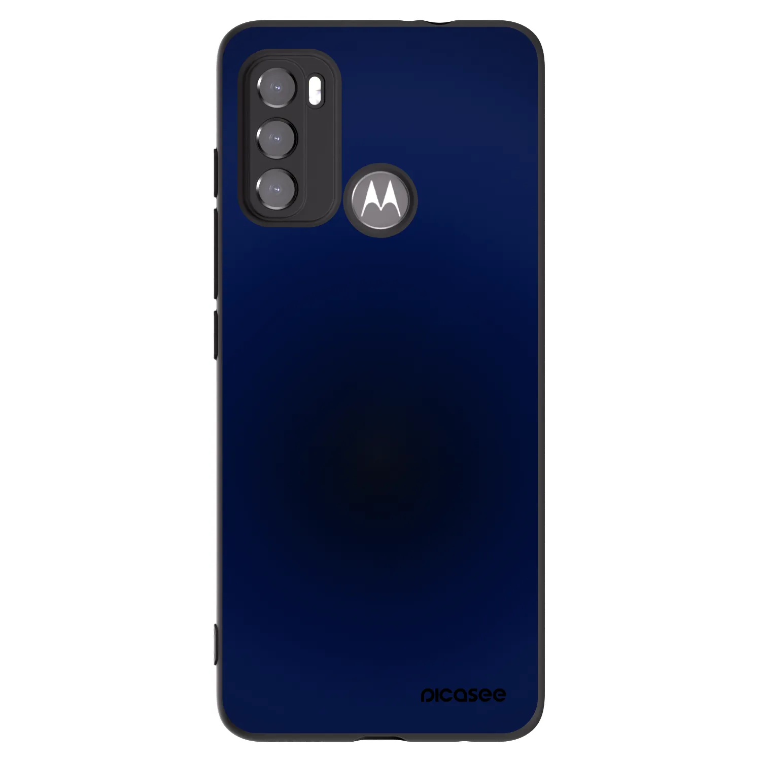 Picasee crna silikonska maskica za Motorola Edge 60 5G - Deep Ocean
