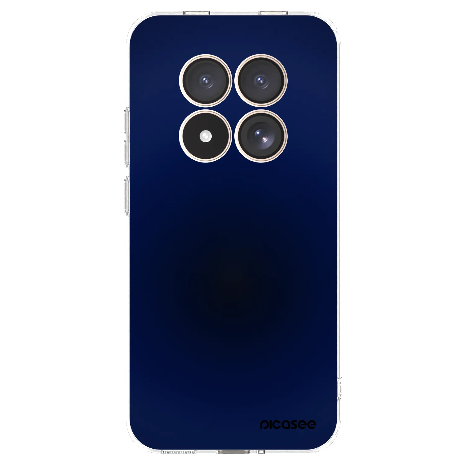 Picasee silikonska prozirna maskica za Xiaomi Redmi Note 15 Pro 4G - Deep Ocean