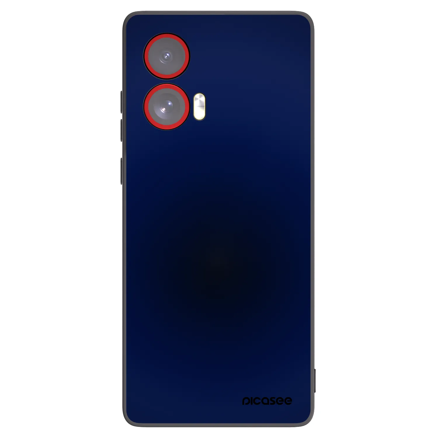 Picasee crna silikonska maskica za Motorola Edge 50 Fusion - Deep Ocean