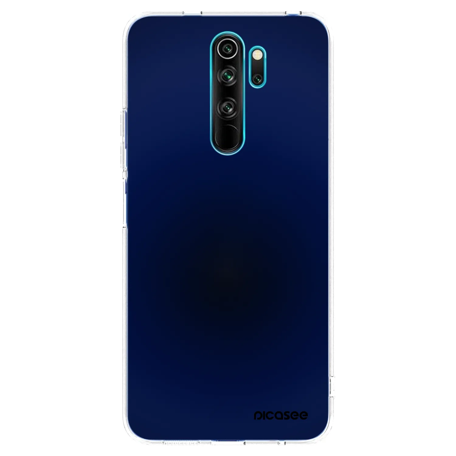 Picasee silikonska prozirna maskica za Xiaomi Redmi Note 8 Pro - Deep Ocean
