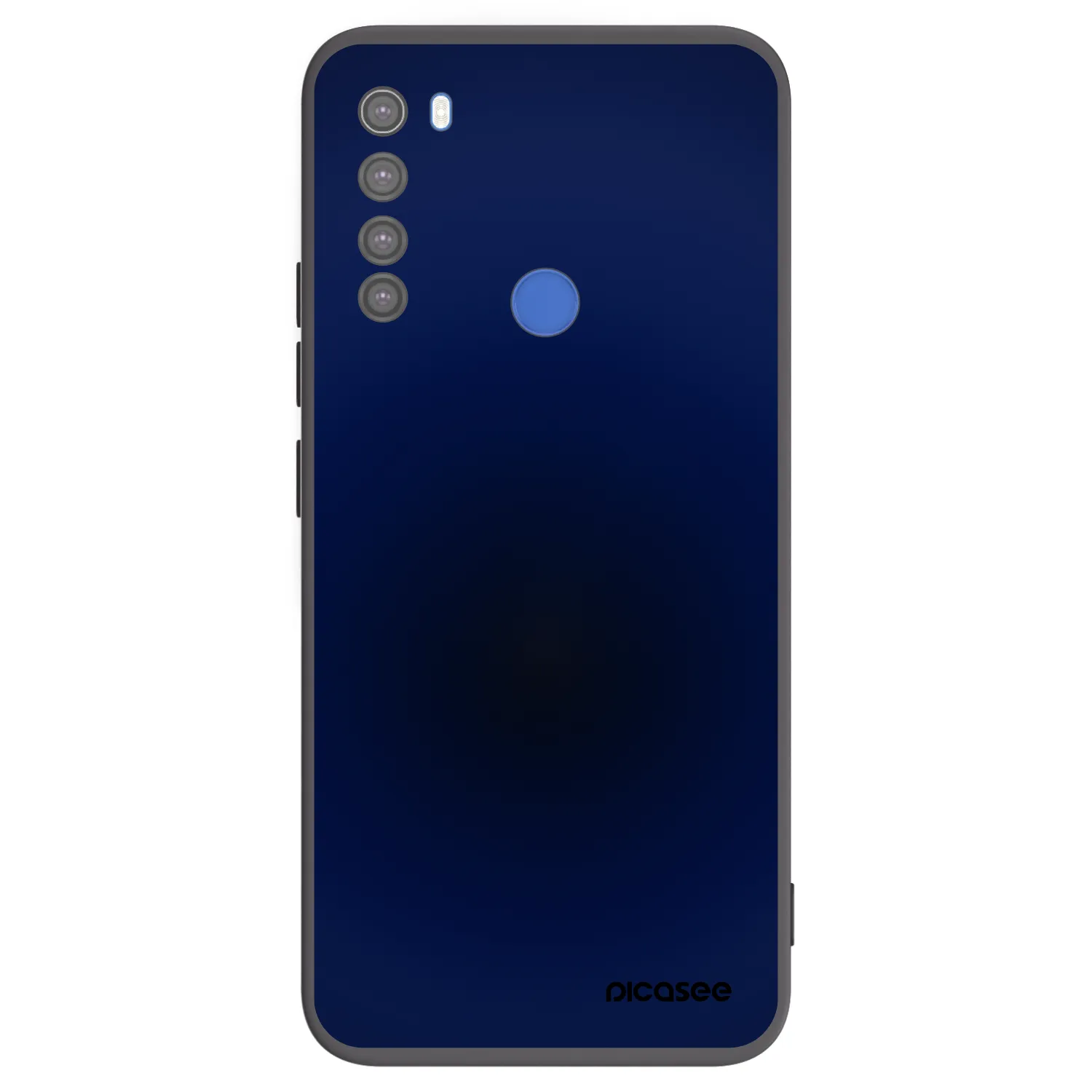 Picasee crna silikonska maskica za Xiaomi Redmi Note 8T - Deep Ocean